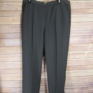 Alfred Dunner Gray Dress Pants, Size 14